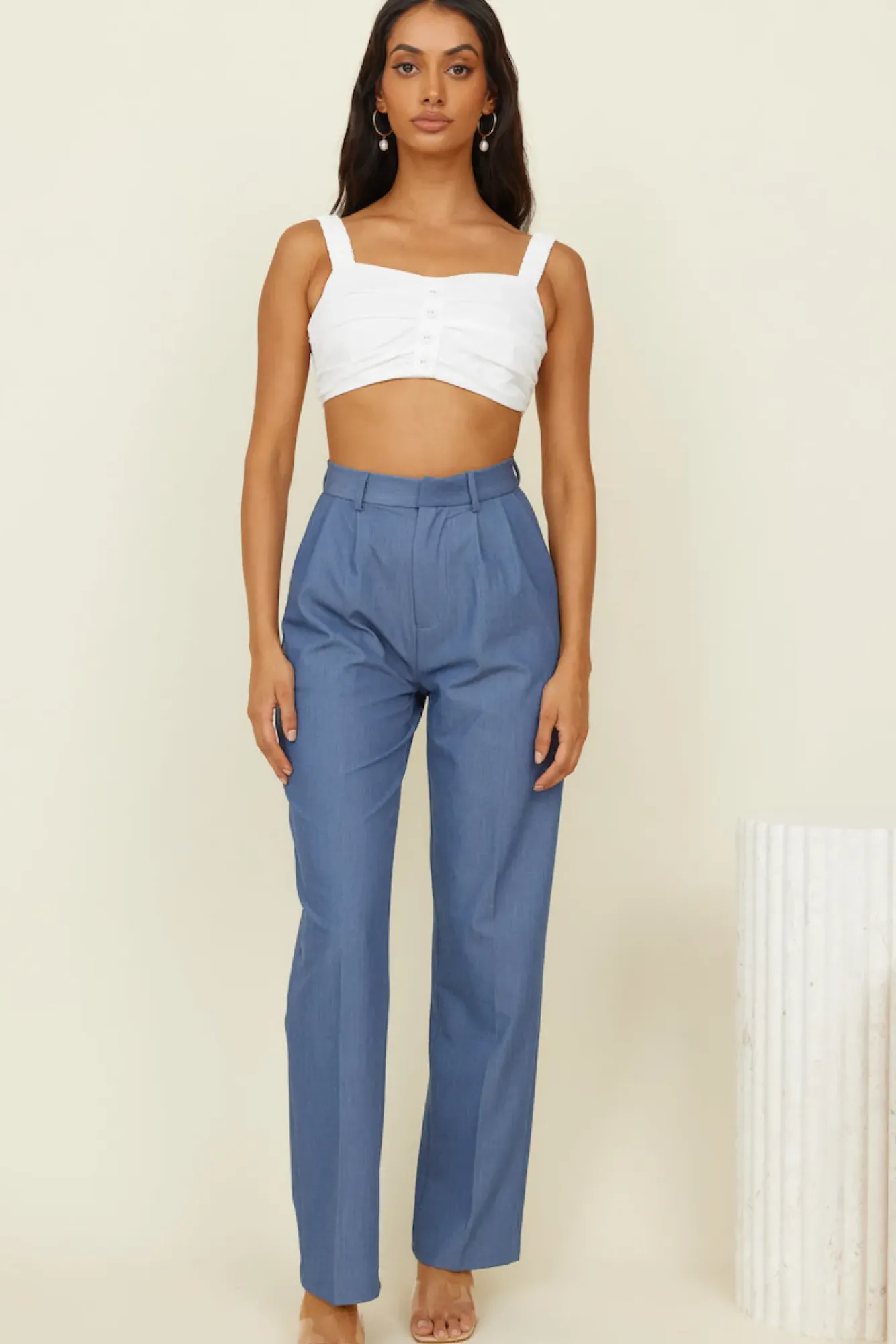 Pants>Hello Molly Twin Flame Pants Blue