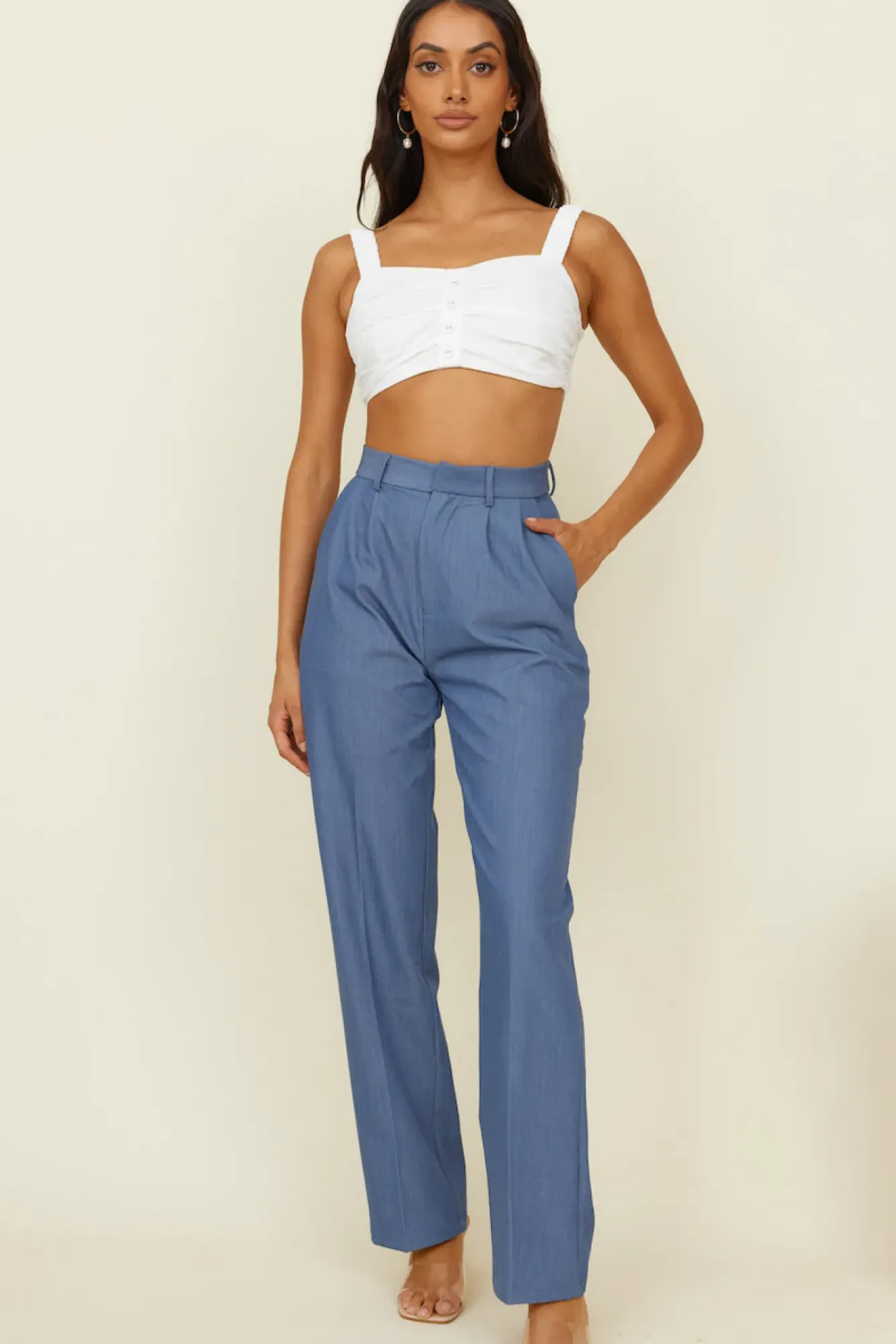 Pants>Hello Molly Twin Flame Pants Blue