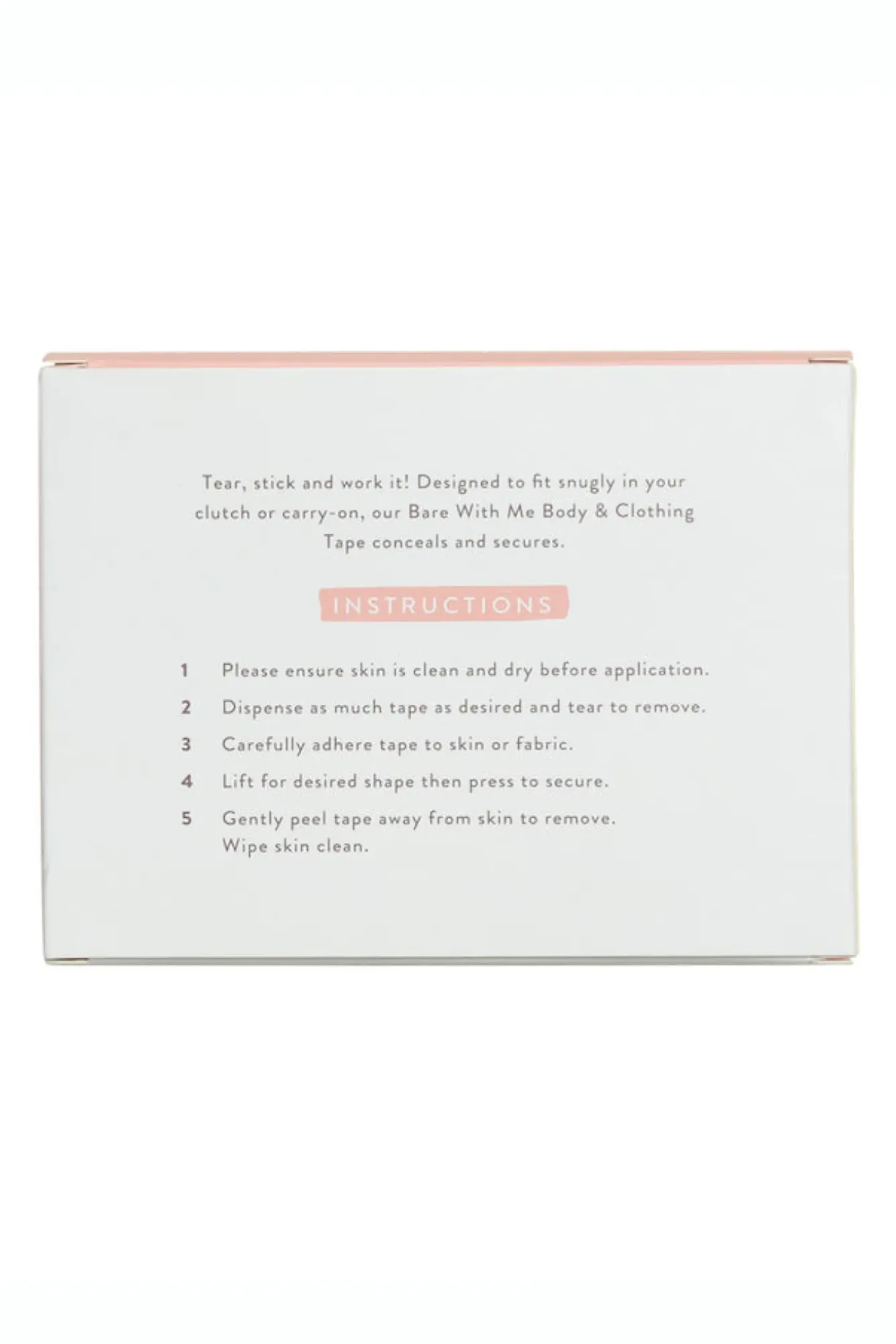 Breast Tape>Hello Molly UNDERCOVER STYLE HELPERS Bare With Me Body & Clothing Tape