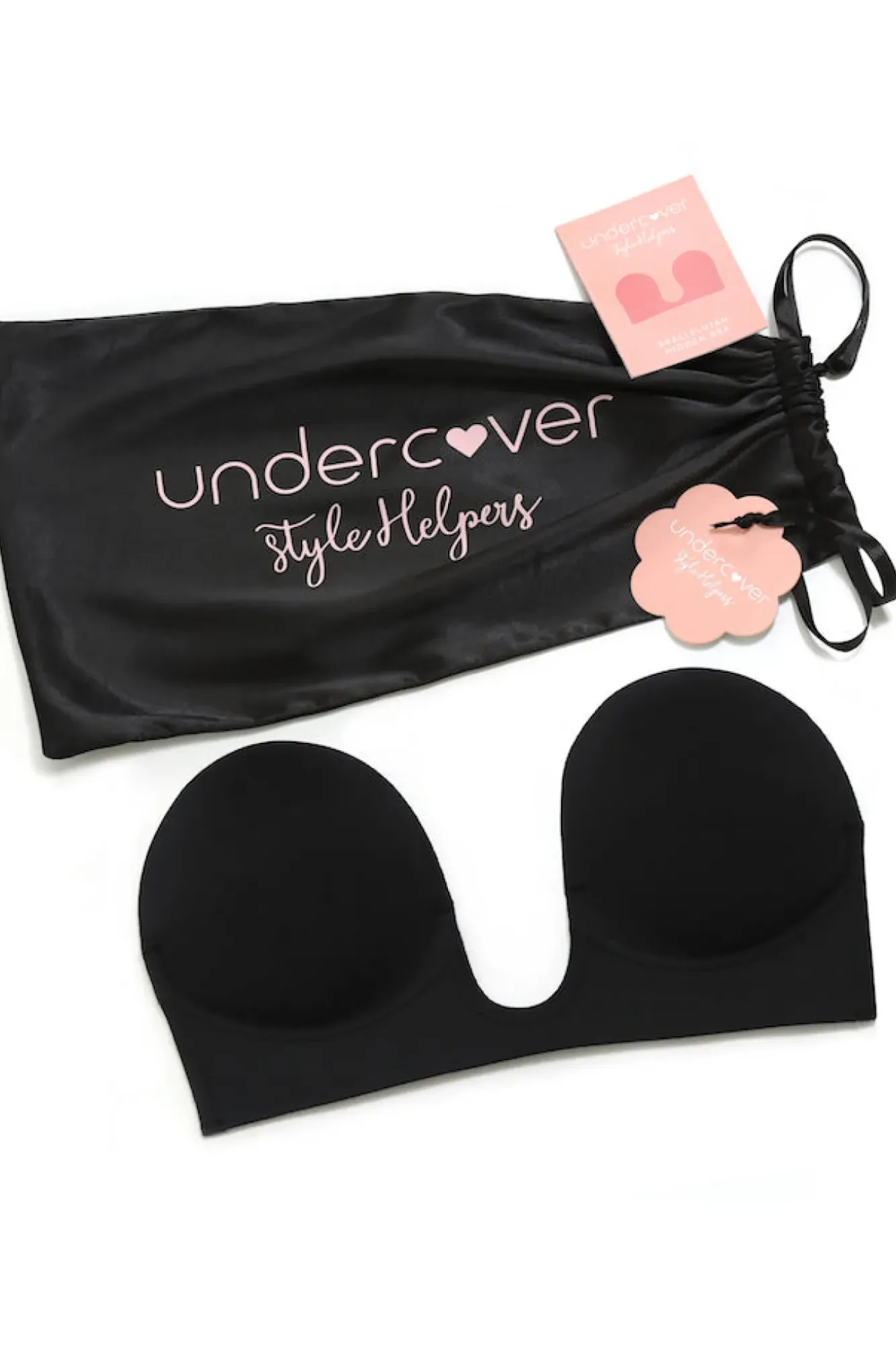 Breast Tape>Hello Molly UNDERCOVER STYLE HELPERS Brallelujah Hidden Bra Black