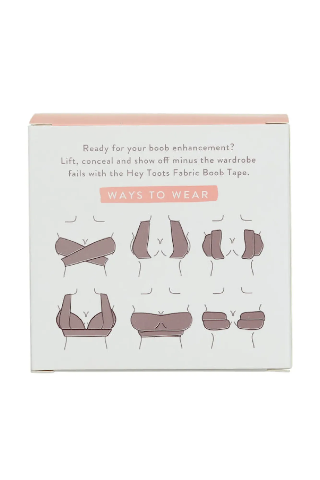 Breast Tape>Hello Molly UNDERCOVER STYLE HELPERS Hey Toots Fabric Boob Tape