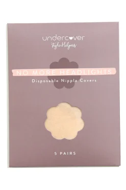 Breast Tape>Hello Molly UNDERCOVER STYLE HELPERS No More Headlights Disposable Nipple Covers Nude