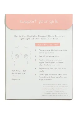 Breast Tape>Hello Molly UNDERCOVER STYLE HELPERS No More Headlights Disposable Nipple Covers Nude