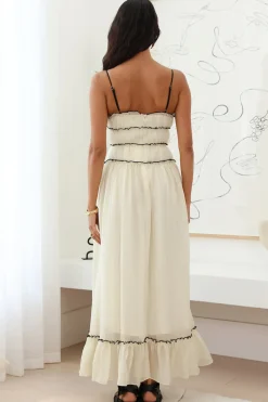 Wedding Guest Dresses|Cocktail Dresses>Hello Molly Understand It Maxi Dress Cream
