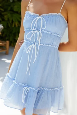 Vacation Dresses|Spring Break Dresses>Hello Molly Understand It Mini Dress Blue