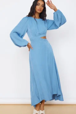 Vacation Dresses|Spring Break Dresses>Hello Molly Up All Night Maxi Dress Blue