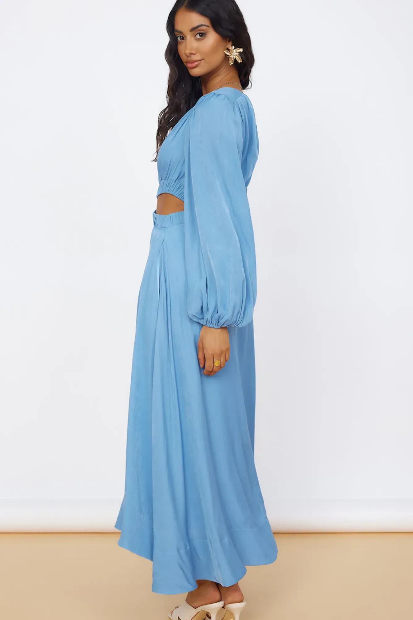 Vacation Dresses|Spring Break Dresses>Hello Molly Up All Night Maxi Dress Blue