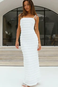Vacation Dresses|Spring Break Dresses>Hello Molly Vacation Mode Maxi Dress White