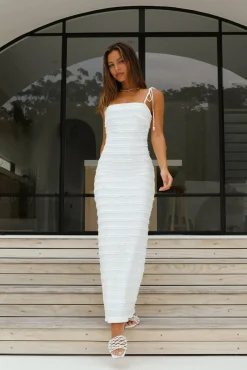 Vacation Dresses|Spring Break Dresses>Hello Molly Vacation Mode Maxi Dress White