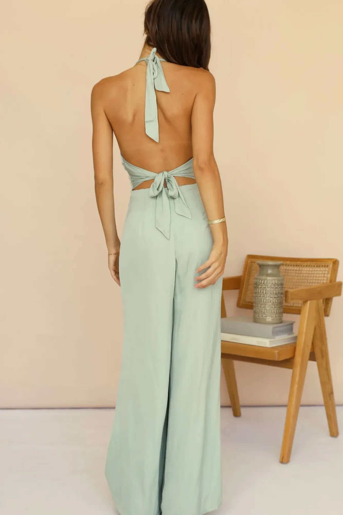 Jumpsuits|Rompers>Hello Molly Variations Jumpsuit Pistachio