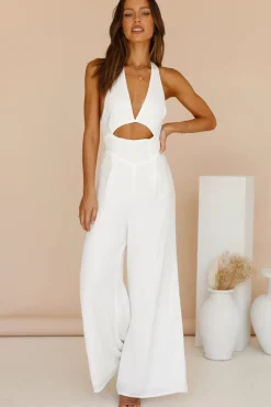 Jumpsuits|Rompers>Hello Molly Variations Jumpsuit White