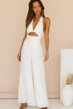 Jumpsuits|Rompers>Hello Molly Variations Jumpsuit White