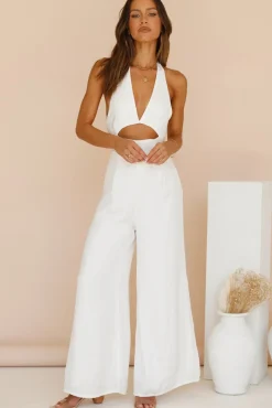 Jumpsuits|Rompers>Hello Molly Variations Jumpsuit White