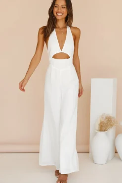Jumpsuits|Rompers>Hello Molly Variations Jumpsuit White