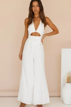 Jumpsuits|Rompers>Hello Molly Variations Jumpsuit White