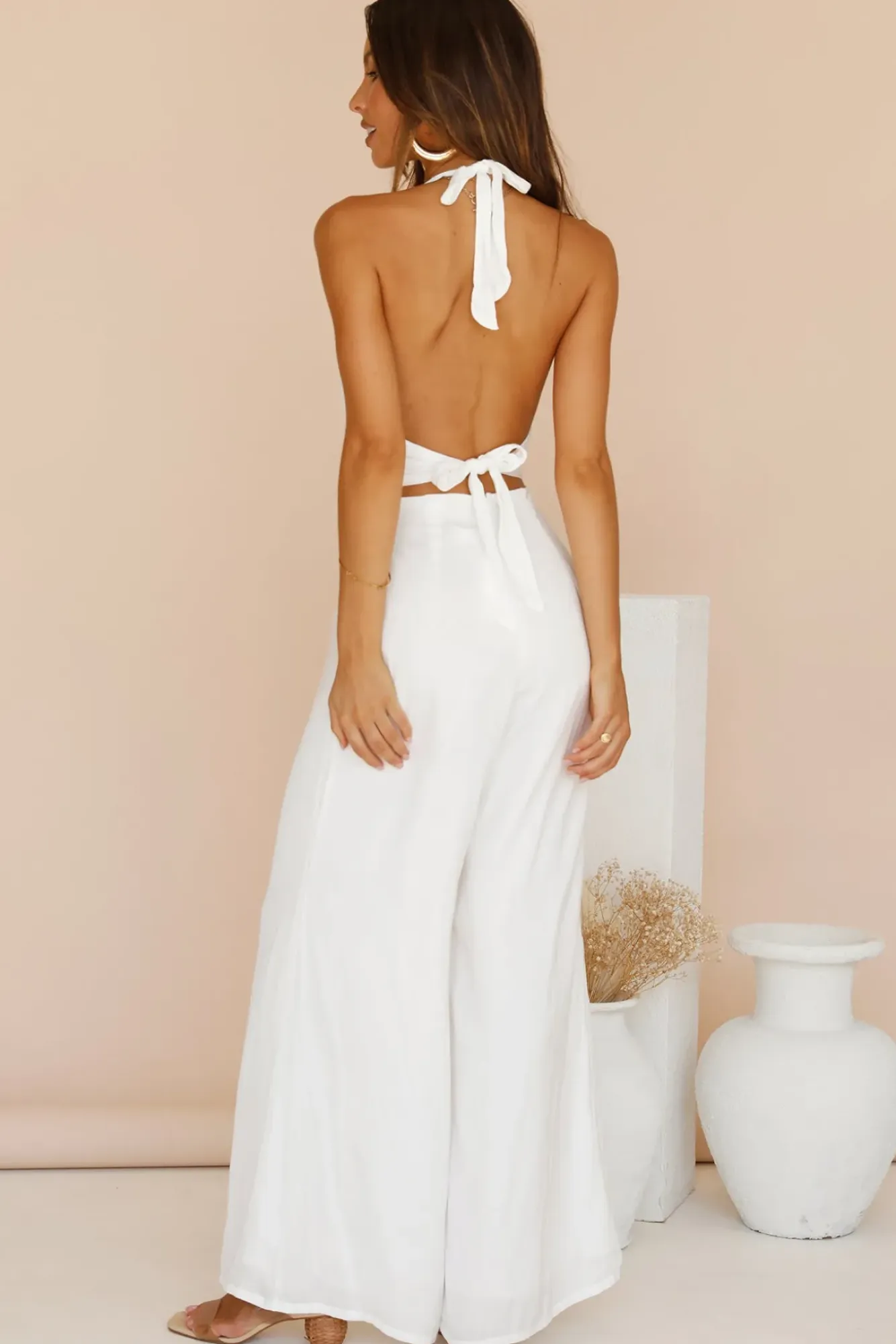 Jumpsuits|Rompers>Hello Molly Variations Jumpsuit White