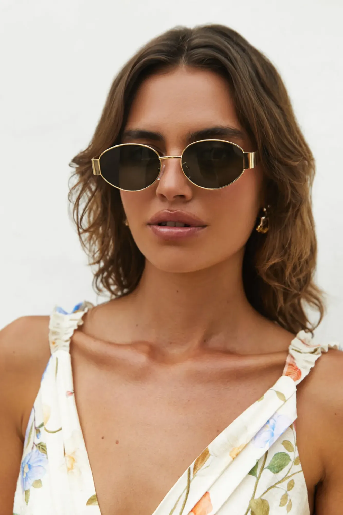 Sunglasses>Hello Molly Vienna Sunglasses Gold