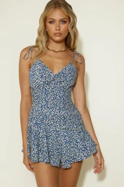 Rompers>Hello Molly Views From Venice Romper Blue
