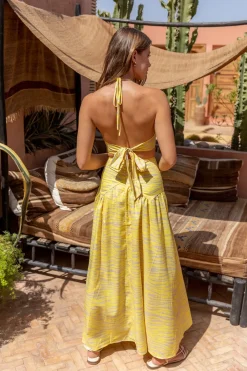 Cropped>Hello Molly Villasi Crop Top Yellow