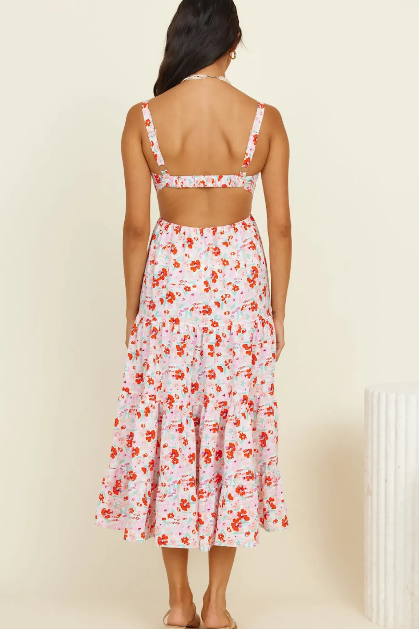 Casual Dresses|Maxi Dresses>Hello Molly Vivid Daydreams Maxi Dress Pink