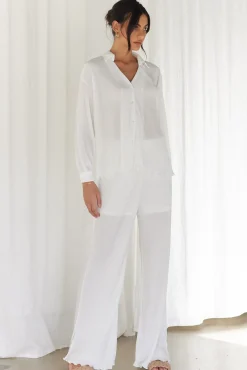 Shirts|Long Sleeve>Hello Molly Voyager Shirt White