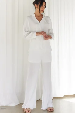Shirts|Long Sleeve>Hello Molly Voyager Shirt White