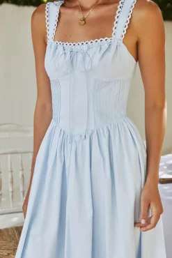 Wedding Guest Dresses|Vacation Dresses>Hello Molly Wandering Soul Maxi Dress Blue
