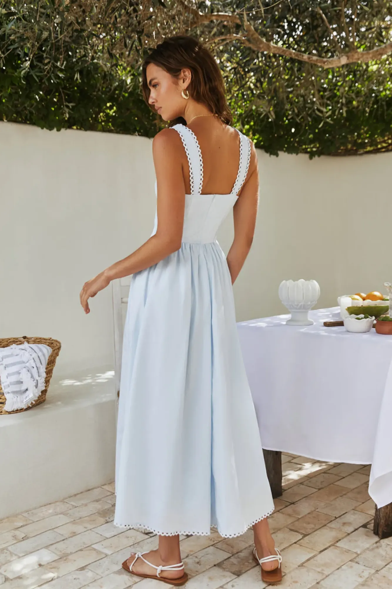 Wedding Guest Dresses|Vacation Dresses>Hello Molly Wandering Soul Maxi Dress Blue