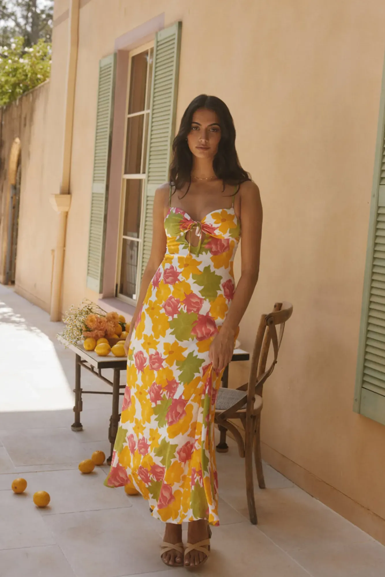 Cocktail Dresses|Vacation Dresses>Hello Molly Warm Regards Maxi Dress Print
