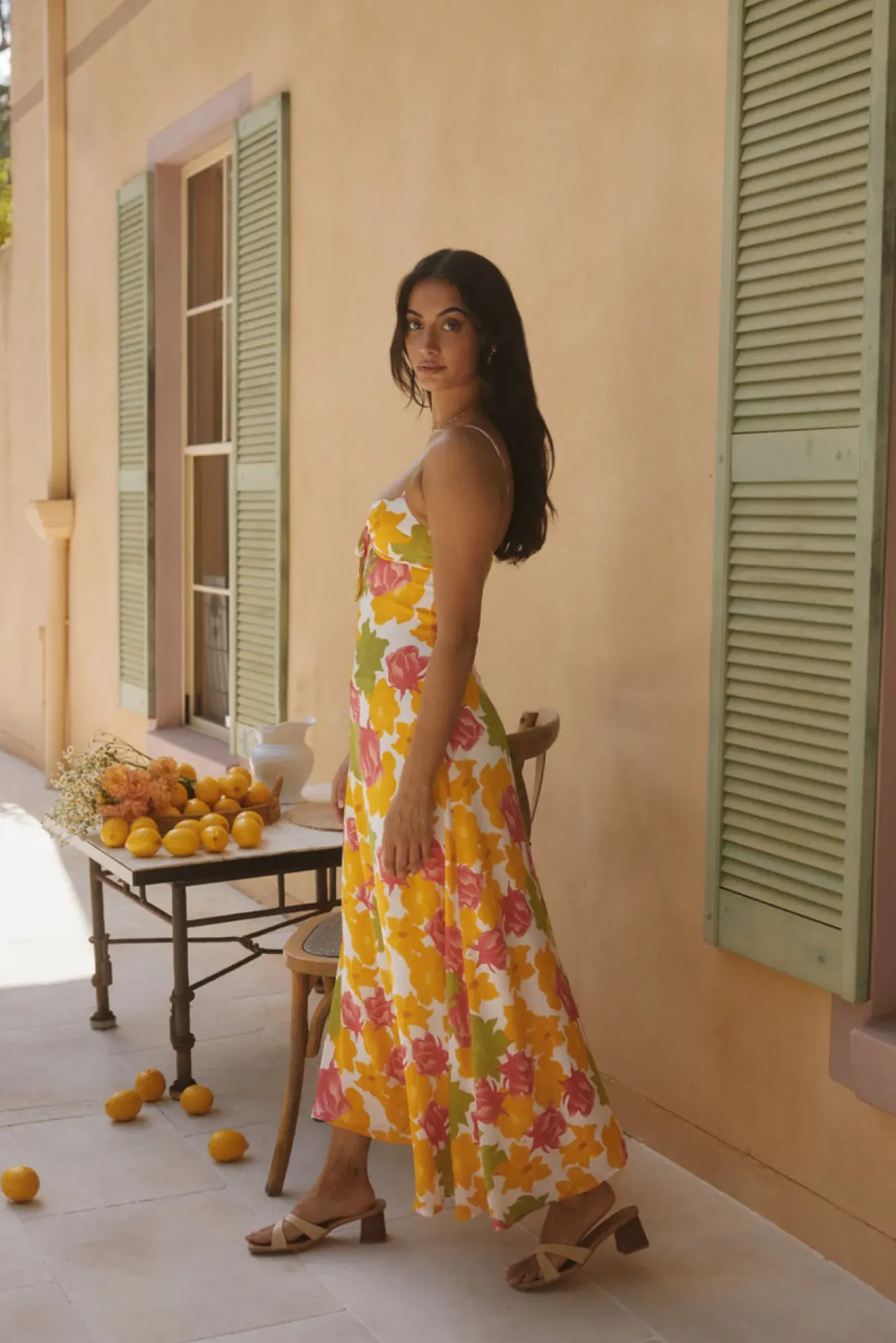 Cocktail Dresses|Vacation Dresses>Hello Molly Warm Regards Maxi Dress Print