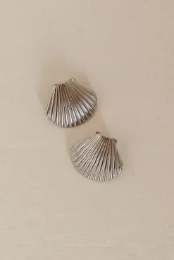 Earrings>Hello Molly Washed Up Earrings Silver
