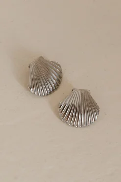 Earrings>Hello Molly Washed Up Earrings Silver