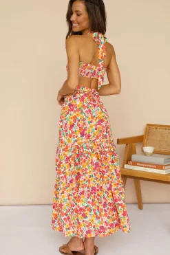 Skirt And Top Sets>Hello Molly Wattlebush Maxi Skirt Red