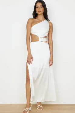 White Dresses|Maxi Dresses>Hello Molly We Got This Feeling Maxi Dress White