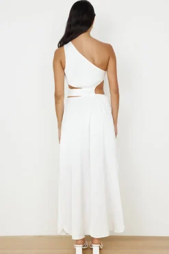 White Dresses|Maxi Dresses>Hello Molly We Got This Feeling Maxi Dress White