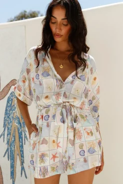Rompers>Hello Molly Where It Begins Romper Multi