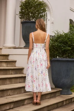 Vacation Dresses|Date Night Dresses>Hello Molly Whimsical Charm Maxi Dress Print