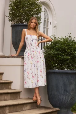 Vacation Dresses|Date Night Dresses>Hello Molly Whimsical Charm Maxi Dress Print
