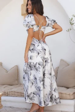Wedding Guest Dresses|Cocktail Dresses>Hello Molly Whimsical Heart Maxi Dress Blue