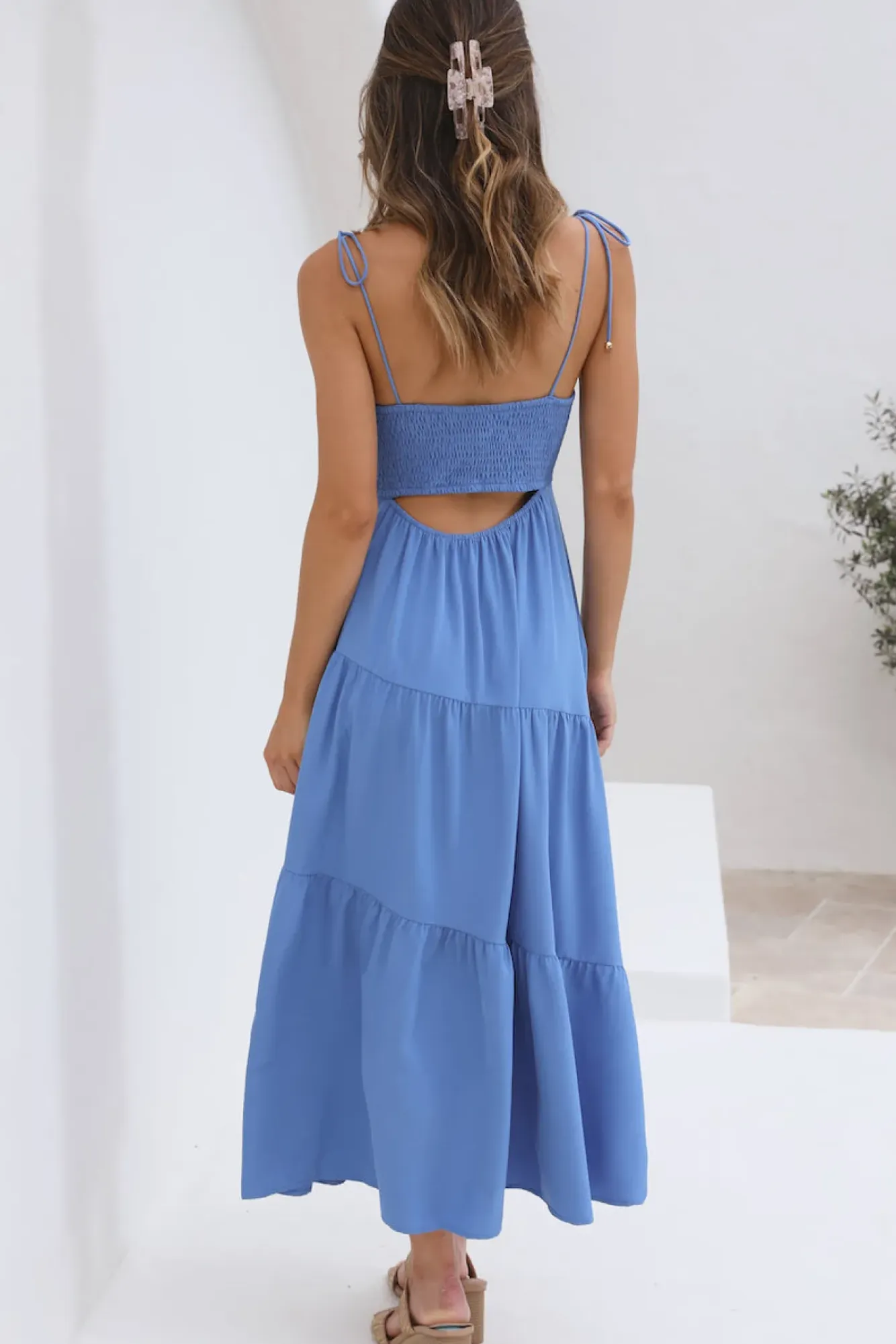 Bump Friendly|Casual Dresses>Hello Molly Wild Breeze Maxi Dress Blue