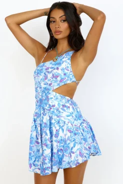 Wedding Guest Dresses|Date Night Dresses>Hello Molly Wild Emotions Dress Blue