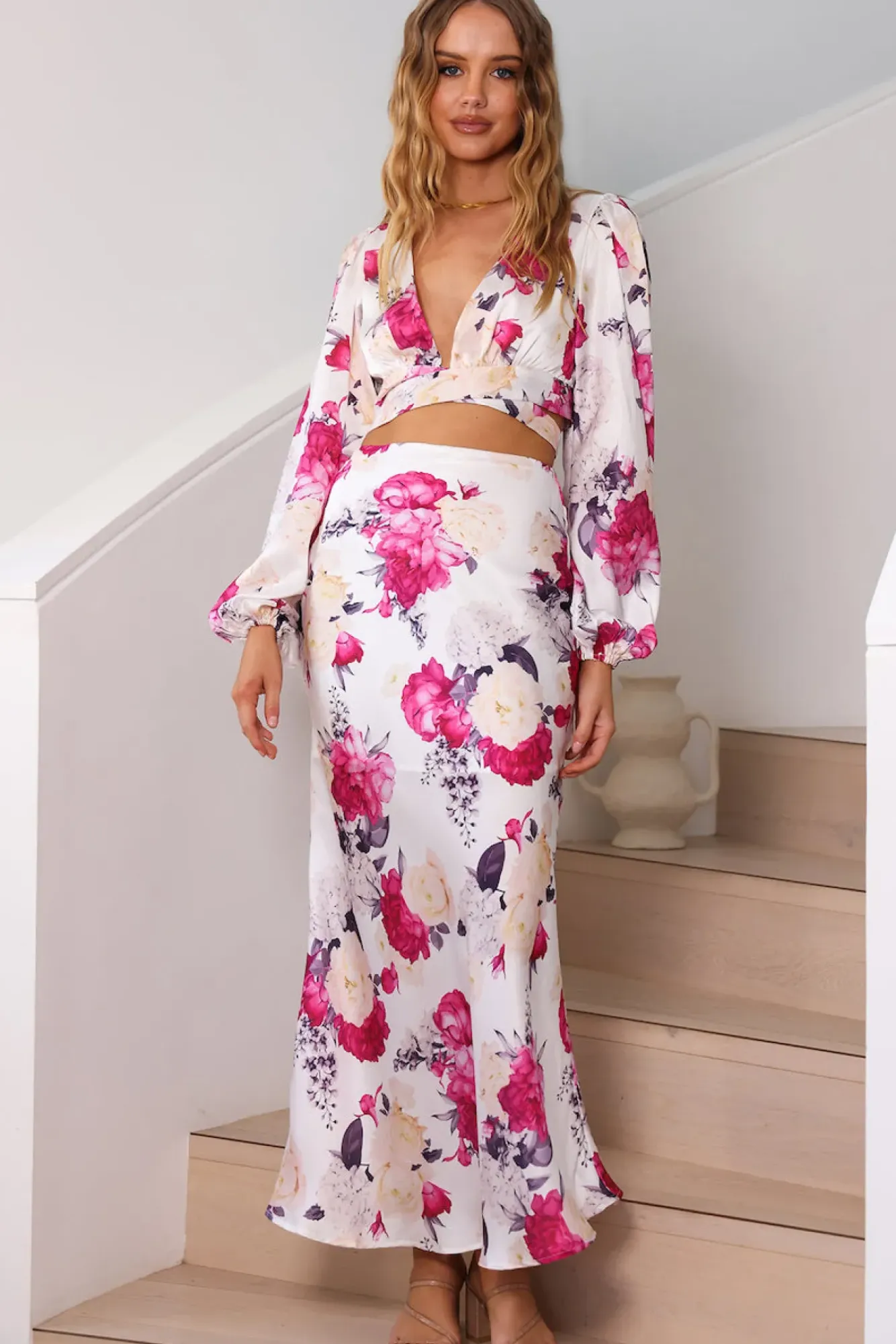 Skirts|Long Sleeve>Hello Molly Winging It Set Pink