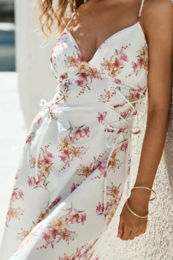 Cocktail Dresses|Vacation Dresses>Hello Molly Wishing Star Maxi Dress Pink
