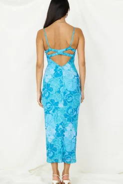 Vacation Dresses|Multipattern Dresses>Hello Molly With Grace Maxi Dress Blue