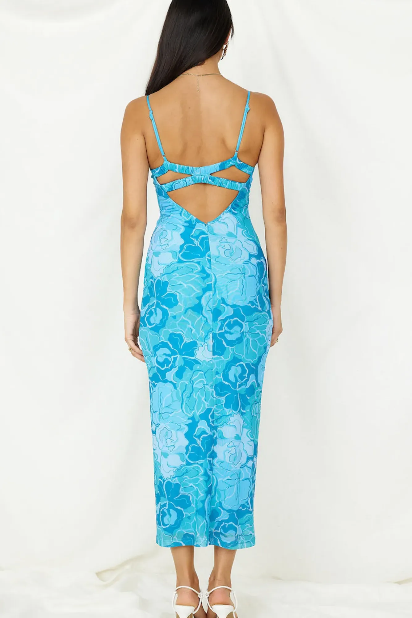 Vacation Dresses|Multipattern Dresses>Hello Molly With Grace Maxi Dress Blue
