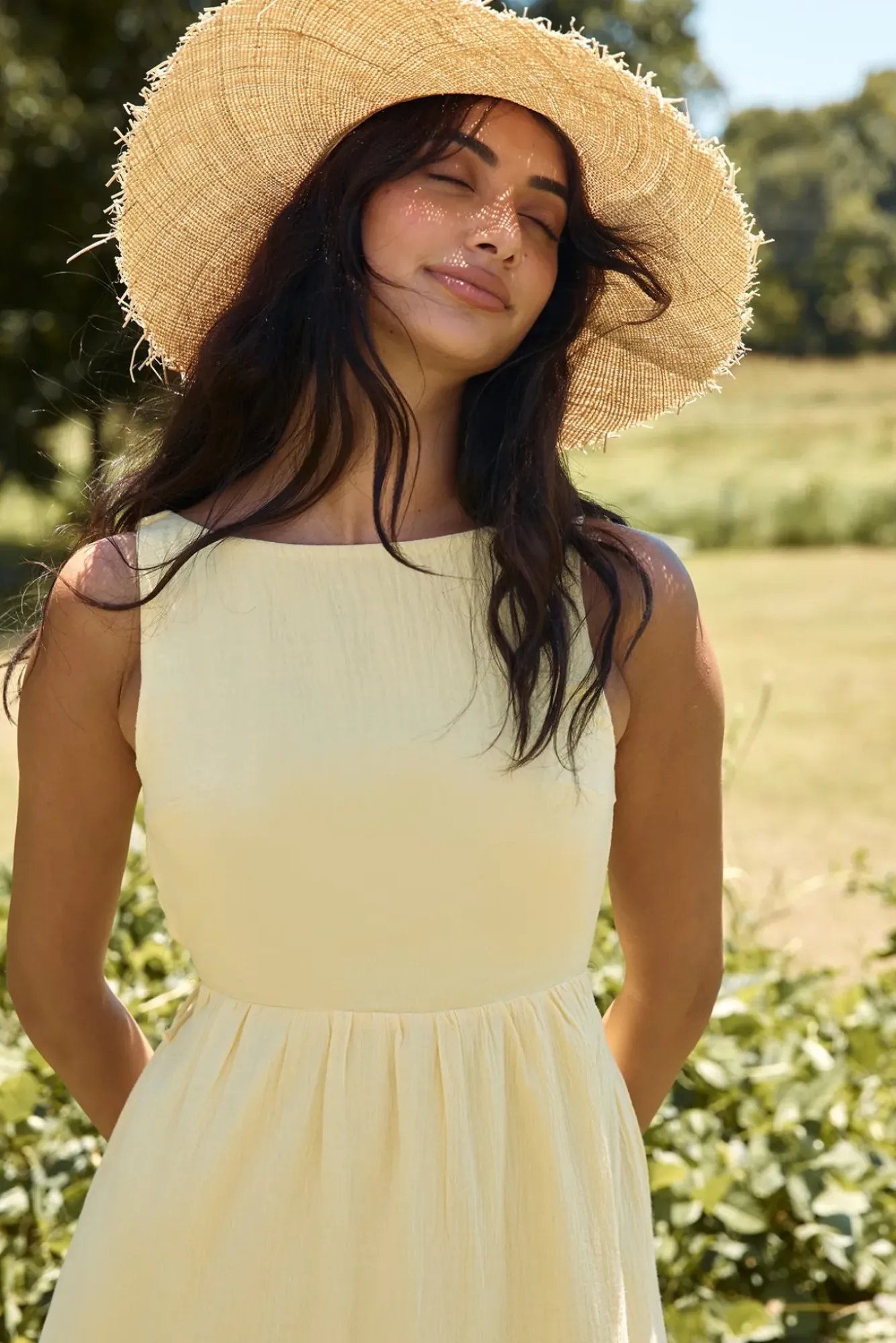 Vacation Dresses|Spring Break Dresses>Hello Molly With The Wind Midi Dress Yellow