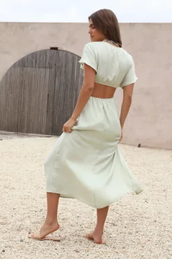 Wedding Guest Dresses|Bridesmaid Dresses>Hello Molly Wonderstruck Thoughts Maxi Dress Green