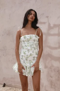 Vacation Dresses|Spring Break Dresses>Hello Molly Woodlands Dress Green