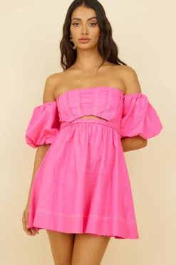 Cocktail Dresses|Date Night Dresses>Hello Molly Work For It Dress Pink