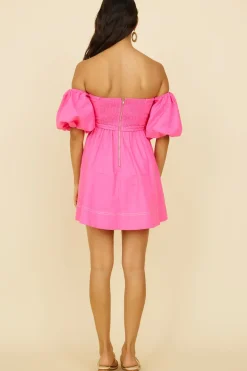 Cocktail Dresses|Date Night Dresses>Hello Molly Work For It Dress Pink